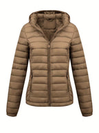 Women's Zip-Up Puffer Jacket